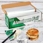 Aluminum Foil 12" x 1000', Aluminum, Roll, Karat FW-AFR200