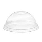 AMHIL ENTERPRISES Dome Lid, 32 oz, Clear, Plastic, w/ Hole, (500/Case) Amhil Enterprise ADL636