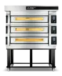 AMPTO S120E3 Pizza Bake Oven, Deck-Type, Electric