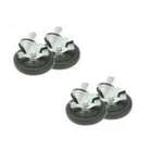 ARVESTA Casters, 5", Black, With Break, (4/Pack) FALCON EQUIPMENT CAST-5B