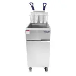 Atosa ATFS-40-NG Fryer, Gas, Floor Model, Full Pot