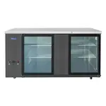 Atosa SBB69GGRAUS2 Back Bar Cabinet, Refrigerated