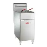 BakeMAX BAKEL50 Fryer, Gas, Floor Model, Full Pot