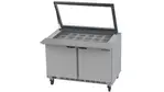 Beverage Air SPE48HC-18M-STL Refrigerated Counter, Mega Top Sandwich / Salad Un