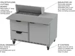 Beverage Air SPED48HC-08C-2 Refrigerated Counter, Sandwich / Salad Unit