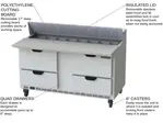 Beverage Air SPED60HC-16C-4 Refrigerated Counter, Sandwich / Salad Unit