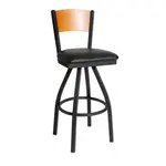 BFM 2150S-SB GR1 Bar Stool, Swivel, Indoor