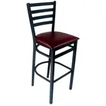 BFM 2160B-SB GR3 Bar Stool, Indoor