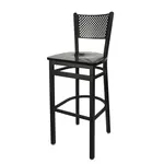 BFM 2161B-SB W Bar Stool, Indoor