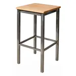 BFM 2510B-CL W Bar Stool, Indoor