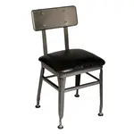 BFM JS22CGR2-CLCL Chair, Side, Indoor