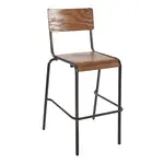 BFM JS55BASH-AASB Bar Stool, Stacking, Indoor