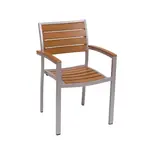 BFM PH101CTKSV Chair, Armchair, Stacking, Outdoor