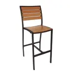 BFM PH102BTKBL Bar Stool, Outdoor