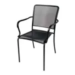 BFM SU1301CBL Chair, Armchair, Stacking, Outdoor