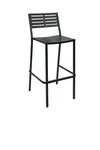 BFM SU2810BBL Bar Stool, Stacking, Outdoor