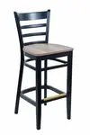 BFM ZWB101BL GR2 Bar Stool, Indoor