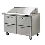 Blue Air BLMT48-D4-HC Refrigerated Counter, Mega Top Sandwich / Salad Un