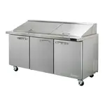 Blue Air BLMT72-HC Refrigerated Counter, Mega Top Sandwich / Salad Un