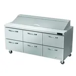 Blue Air BLPT72-D6-HC Refrigerated Counter, Sandwich / Salad Unit