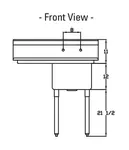 Blue Air BS1-18-12/L Sink, (1) One Compartment