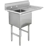 Blue Air BS1-18-12/R Sink, (1) One Compartment