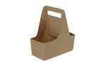 BOXIT CORPORATION Cup Carrier, 7-1/4" x 4" x 9", Kraft, 2 Cup, (250/Case) Box-it 739C-501