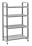 Cambro EXU184272VS4480 Shelving Unit, All Plastic