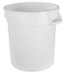 Carlisle Trash Can, 10 Gallon, Grey, Polyethylene, Carlisle 34101002