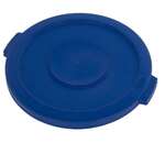 Carlisle Lid for Trash Can, 20 Gallon, Blue, Polyethylene, Carlisle 34102114