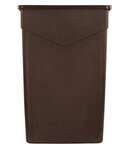 Carlisle Trash Can, 23 Gallon, Brown, Polyethylene, Carlisle 34202369