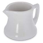 Carlisle Creamer Pitcher, 3 Oz, 3" D, White, SAN Plastic, Carlisle 456302