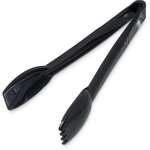 Carlisle Salad Tongs, 9", Black, Plastic, Carlisle 460903