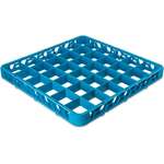 Carlisle Divided Glass Rack Extender, Full Size, 36 Compartment, Blue, Carlisle RE3614