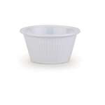 Carlisle Ramekin, 2 OZ, 2-7/8"DIA, White, Melamine, Fluted, CARLISLE S29202