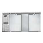 Continental Refrigerator BB69SNSS Back Bar Cabinet, Refrigerated