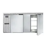 Continental Refrigerator BB69SNSSPT Back Bar Cabinet, Refrigerated, Pass-Thru