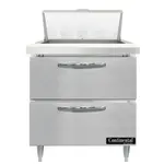 Continental Refrigerator D32N8-D Refrigerated Counter, Sandwich / Salad Unit