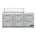 Continental Refrigerator SW72N12-FB-D Refrigerated Counter, Sandwich / Salad Unit