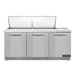 Continental Refrigerator SW72N24M-FB Refrigerated Counter, Mega Top Sandwich / Salad Un