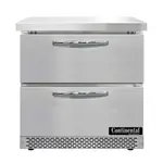 Continental Refrigerator SWF32N-FB-D Freezer Counter, Work Top