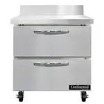 Continental Refrigerator SWF32NBS-D Freezer Counter, Work Top