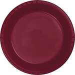 CONVERTING Plate, 9", Burgundy, Plastic, (20/Pack) Creative Converting 28312221