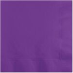 CONVERTING Beverage Napkin, 10" x 10", Amethyst, Paper, (24/Pack) Creative Converting 318930