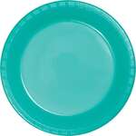 CONVERTING Plate, 9", Teal Lagoon, Plastic, (20/Pack), Creative Converting 324779