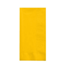 CONVERTING Dinner Napkin, 16" x 16", Yellow, Paper, 2 Ply, (50/Pack) Creative Converting 67-102B