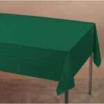 CONVERTING Table Cover, 54"x 108", Hunter Green, Plastic, Creative Converting 72-3124