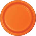 CONVERTING Plate, 7", Sun Kissed Orange, Paper, (24/Pack) Creative Converting 79191B