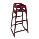 910MH High Chair, Wood