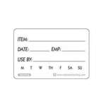 DAYMARK SAFETY SYSTEMS Labels, 2" x 4", Rectangular, "Use By/Shelf Life", (125/Roll) Daymark Safety Systems 110084